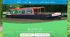 Desktop Screenshot of abcdayboathire.com
